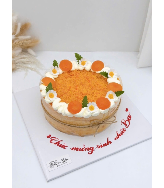Mẫu bánh bông lan trứng muối tặng ba hot 